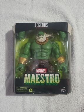 Hasbro Marvel Maestro Action Figure - Green with Gold Accents and Brown Pants